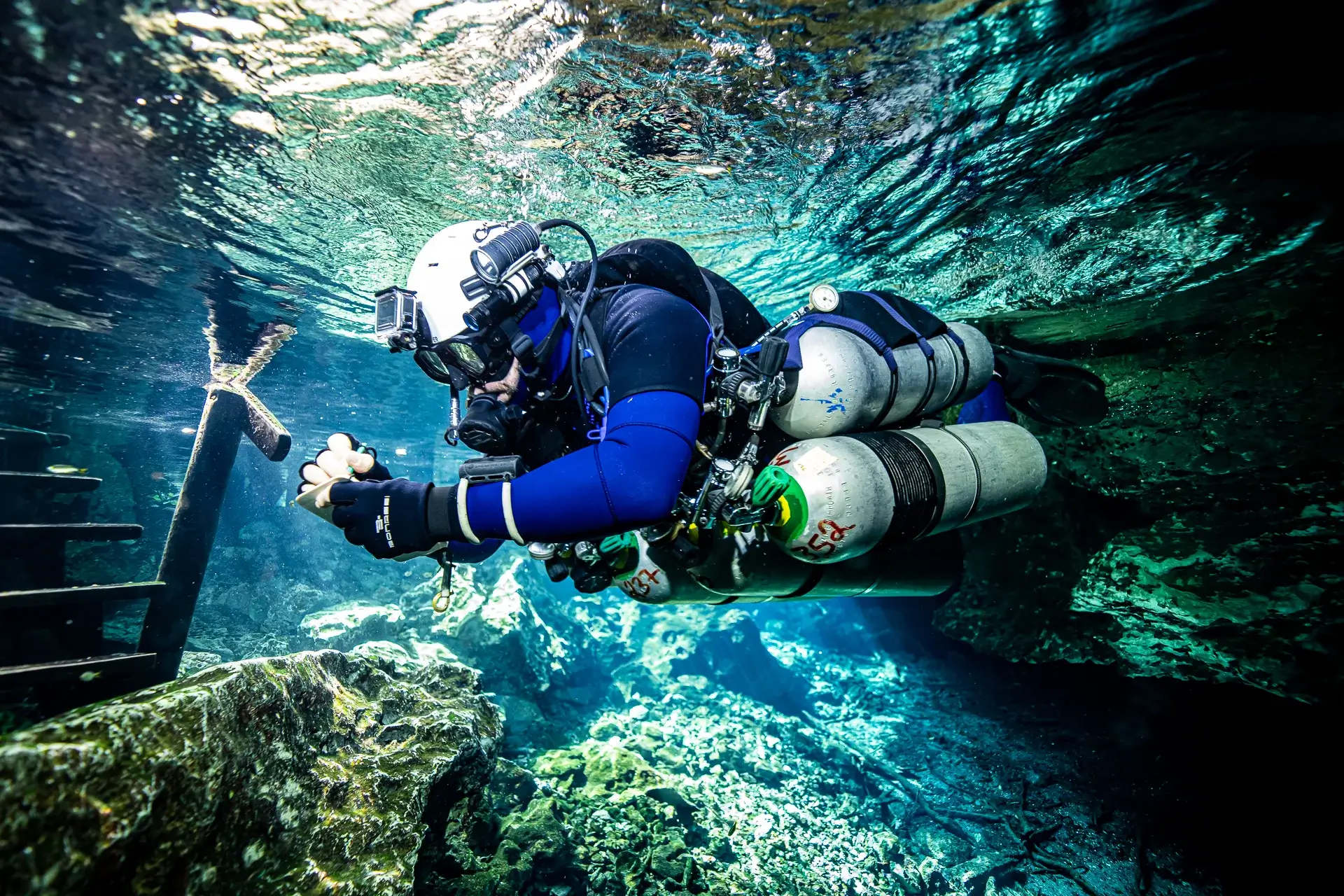 Tulum Cave Diving Training in Mexico Riviera Maya