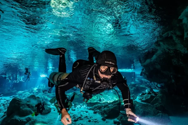 Tulum Cave Diving Training in Mexico Riviera Maya