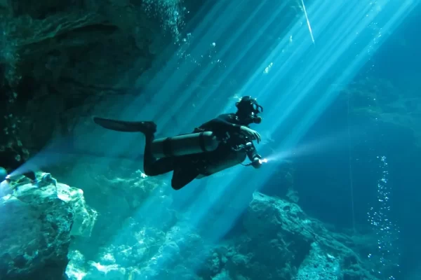 Tulum Cave Diving Training in Mexico Riviera Maya